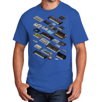 Synthesizer Fan Collection Basic T-shirt | Artistshot