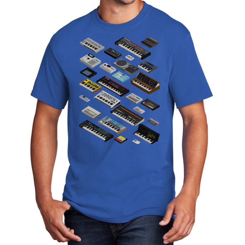 Synthesizer Fan Collection Basic T-shirt | Artistshot