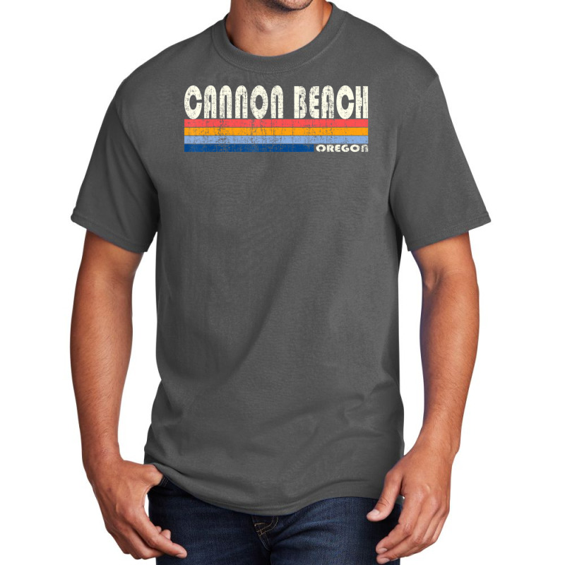 Vintage 70s 80s Style Cannon Beach Or Basic T-shirt by hongquangd | Artistshot