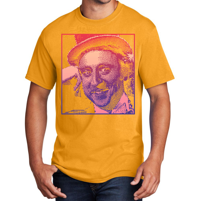 Trending Condescending Wonka (dithered) Basic T-shirt by Jerhogen528 | Artistshot