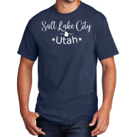 Salt Lake City Utah Shirt Classic Salt Lake City Ut Us City T Shirt Basic T-shirt | Artistshot