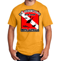 Big Sunken Butt Dive Shop Basic T-shirt | Artistshot