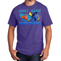 Finding Nemo Just Keep Swimming Funny Nemo And Dory Unisex Tee Adult T Basic T-shirt | Artistshot