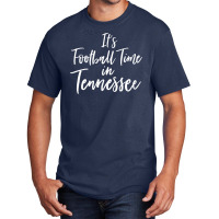 It S Football Time In Tennessee Vintage Fan Vol Fall Basic T-shirt | Artistshot