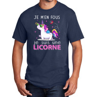 Trending Je Suis Une Licorne Basic T-shirt | Artistshot