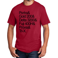 Helvetica Film Stock Basic T-shirt | Artistshot