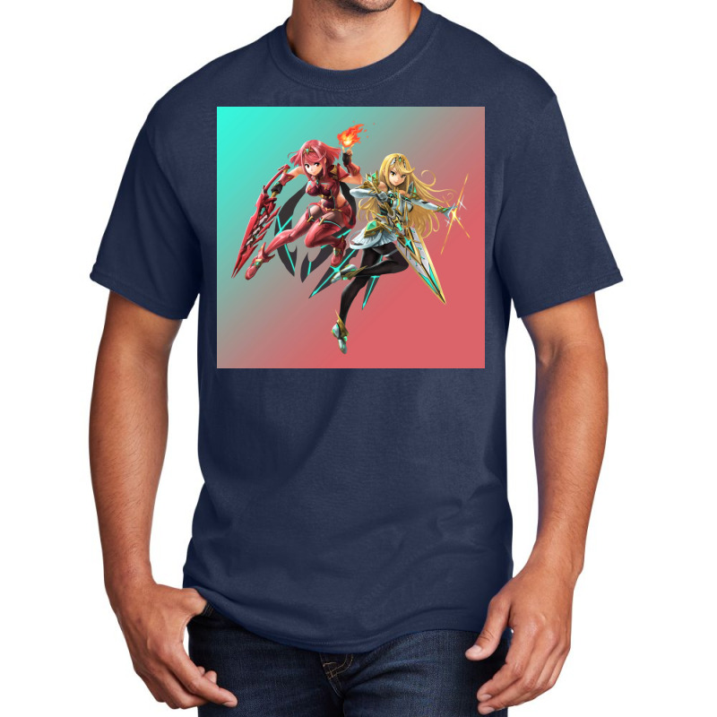 Pyra Amp Mythra Smash Ultimate Artwork Poster Cool Basic T-shirt | Artistshot