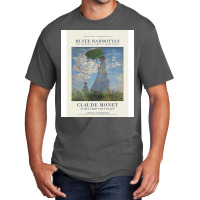 Claude Monet   Woman With A Parasol   Madame Monet And Her Son Basic T-shirt | Artistshot