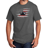 Trending Ch-53 Sea Stallion Helicopter Veteran Us Flag Veterans Day Basic T-shirt | Artistshot