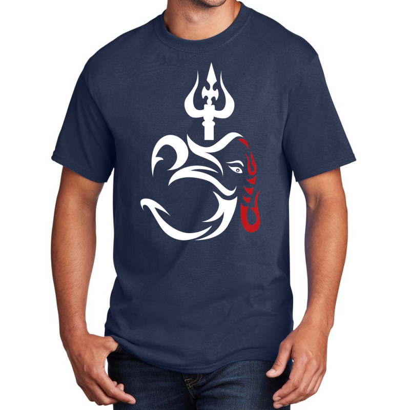 Limited Edition Om-ganesha And Lord Shiva Divine Trident Trishul Basic T-shirt | Artistshot