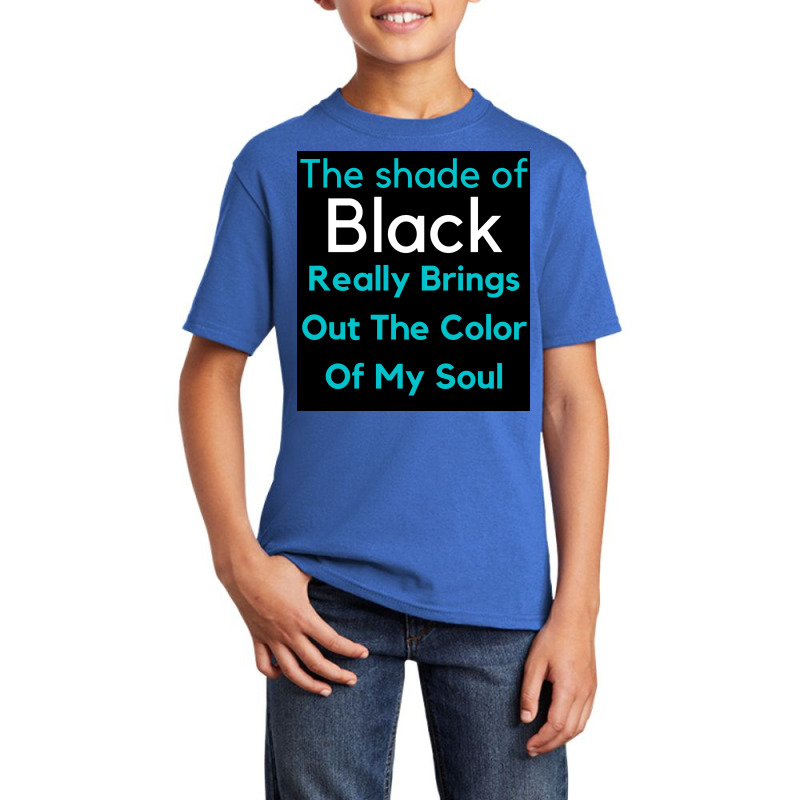 Black Basic Youth T-shirt by isbahah Aesthetic Spirit | Artistshot