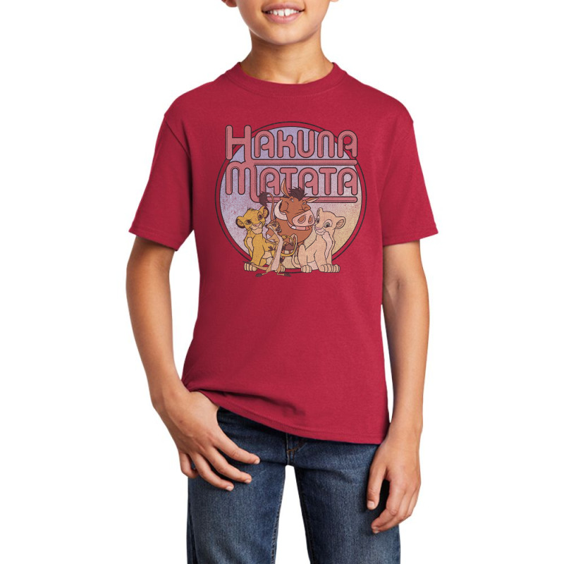 Lion King Retro Hakuna Matata Simba And Friends Basic Youth T-shirt by rastyrocl | Artistshot