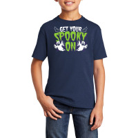 Get Your Spooky On Funny Ghost Halloween Costumes Basic Youth T-shirt | Artistshot