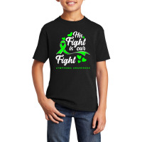 Hot Trend His Fight Is Our Fight Non-hodgkin Lymphoma Awareness Basic Youth T-shirt | Artistshot