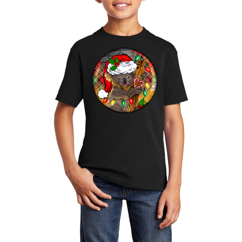 Christmas Koala Basic Youth T-shirt by Christmas Ornament Shop | Artistshot