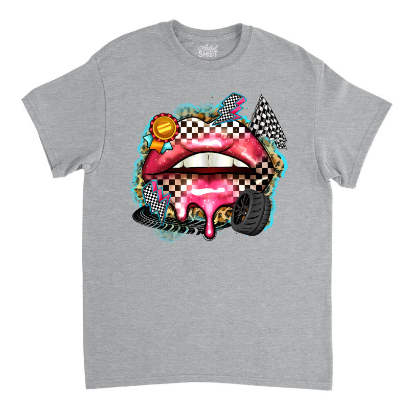 Race Lips Classic T-shirt by Zillion Design Studio | Artistshot