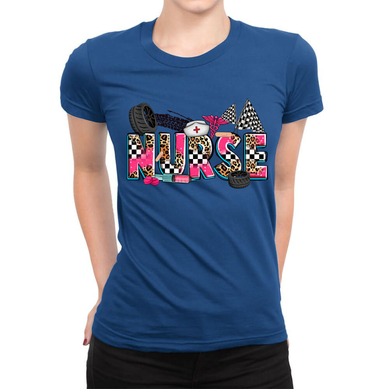 Race Nurse Ladies Fitted T-Shirt by Zillion Design Studio | Artistshot