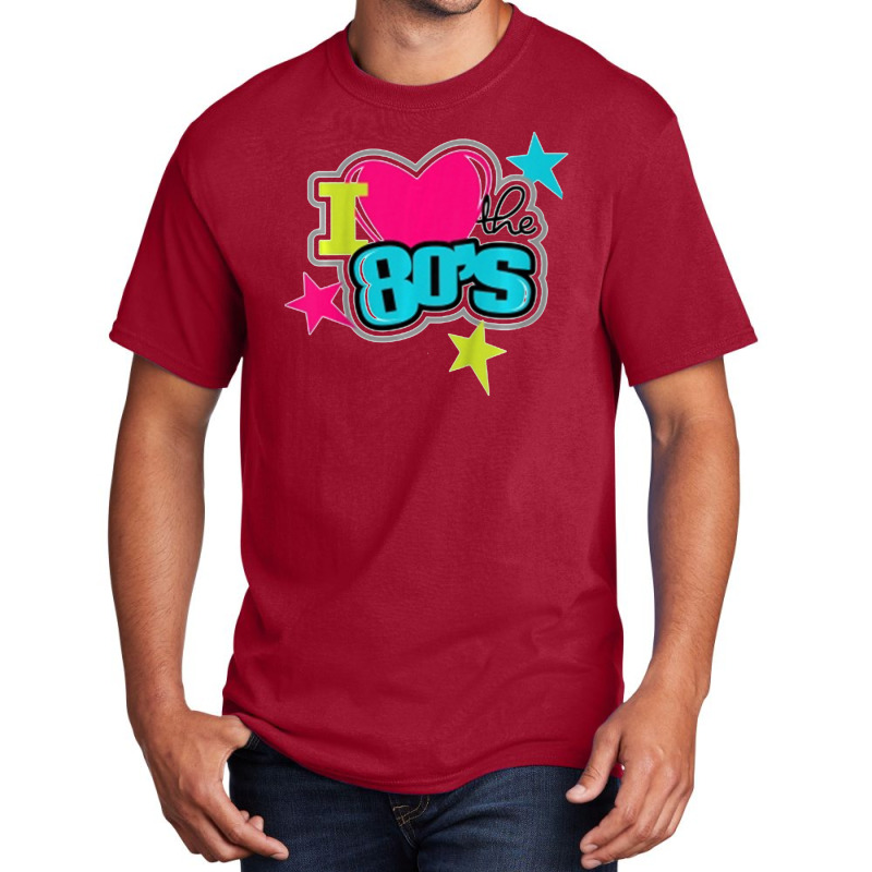 Hot Trend Kids I Love Heart The 80s Pop Culture 1980s Kids Boy Girl Basic T-shirt | Artistshot