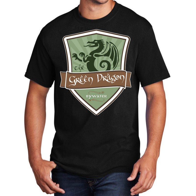 Limited Edition The Green Dragon - Bywater Basic T-shirt by fenderbendable | Artistshot