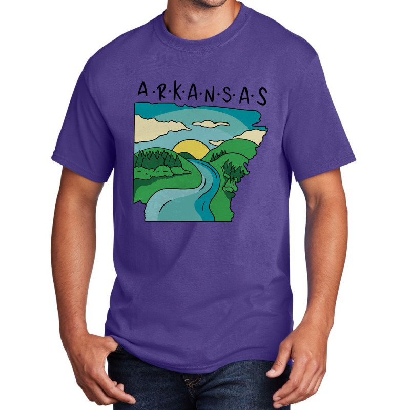 Hot Trend Arkansas Nature Landscape Basic T-shirt by Ledford Leslie | Artistshot