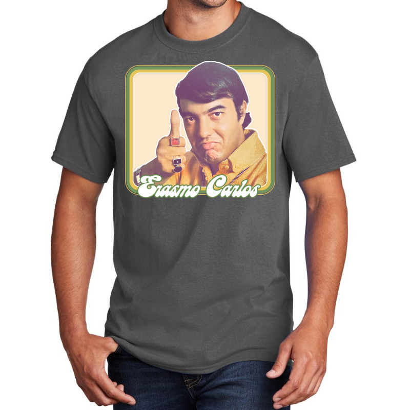 Erasmo Carlos Retro Fan Art Design Basic T-shirt | Artistshot