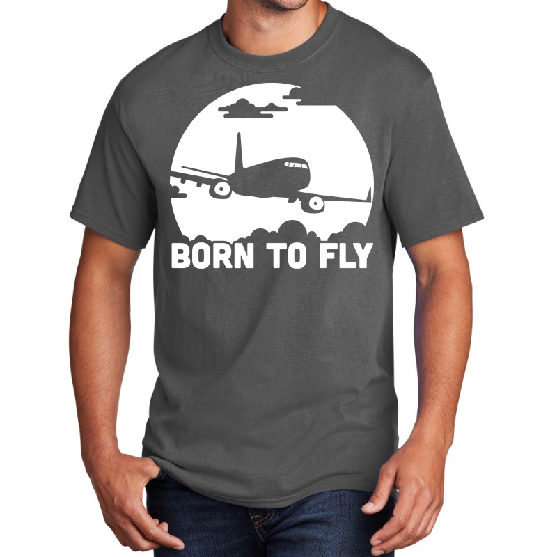 Born To  Aircrafts Pilots Design Those Who Love To Girl Basic T-shirt | Artistshot