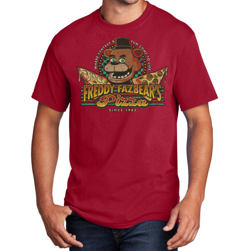 Freddy Fazbear's Pizza 1983 Basic T-shirt by hafeesoesoeq | Artistshot