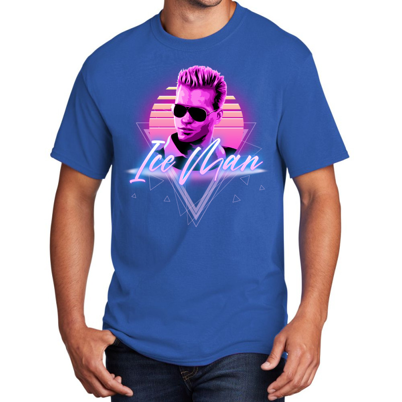 Iceman 80's 70s Aesthetic Basic T-shirt by hafeesoesoeq | Artistshot