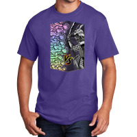 Rainbow Space Kittens Vs Samurai Zombie Warlord Basic T-shirt | Artistshot