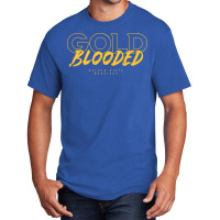 Gold Blooded Hipster 70s Basic T-shirt | Artistshot