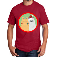 Double Cat Kitten Lover Basic T-shirt | Artistshot