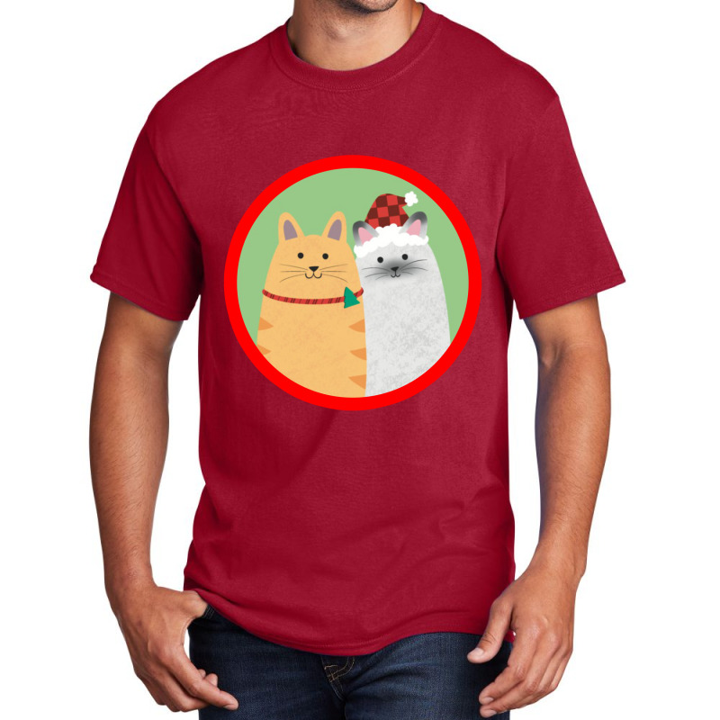 Double Cat Kitten Lover Basic T-shirt | Artistshot