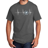 Filmmaker Film Director Heartbeat Ekg Pulse Film Producer Classic Cute Basic T-shirt | Artistshot