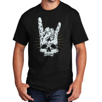 Hot Trend Rock And Roll Skull Hand Basic T-shirt | Artistshot