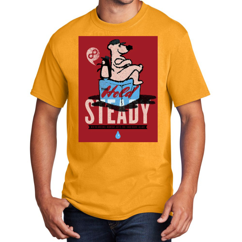 The Hold Steady Cover Bear And Penguin Baby Girl Basic T-shirt | Artistshot