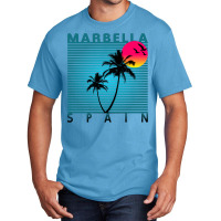 Marbella Spain Summer Beach Sun Vacations Souvenir Tshirt Baby 70s Basic T-shirt | Artistshot