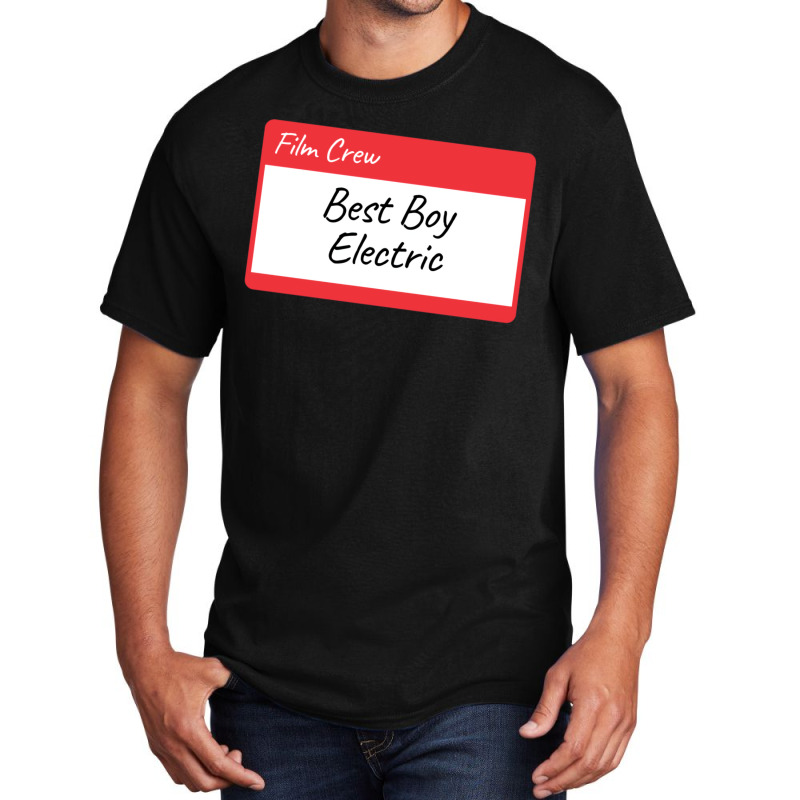 Film Crew Best Boy Electric Classic Cute E Basic T-shirt by aclanddarmeno | Artistshot