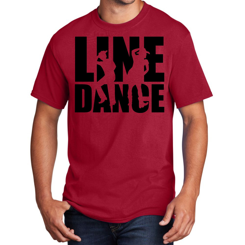 Line Dance   Cute Boy Basic T-shirt by alheklupsm | Artistshot