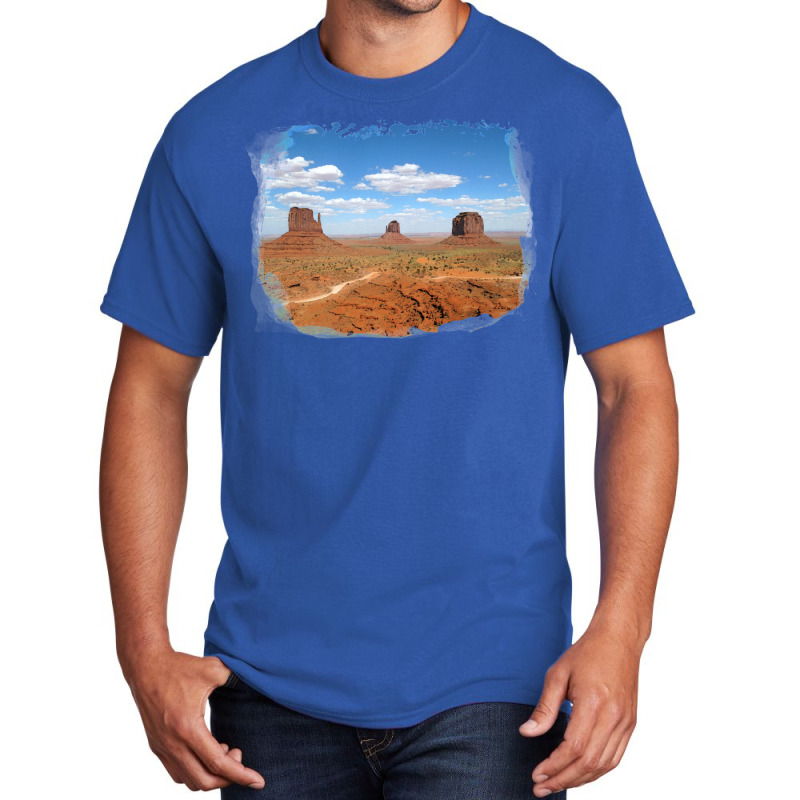 Monument Valley   Aesthetic Nostalgia Basic T-shirt by alheklupsm | Artistshot