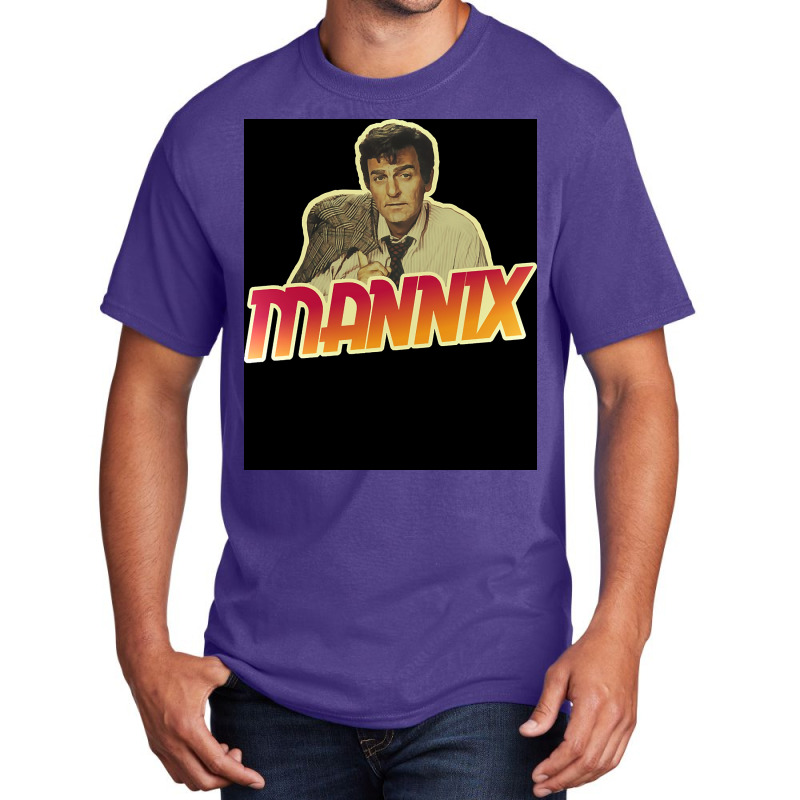 Mannix Poster Nostalgia Basic T-shirt | Artistshot