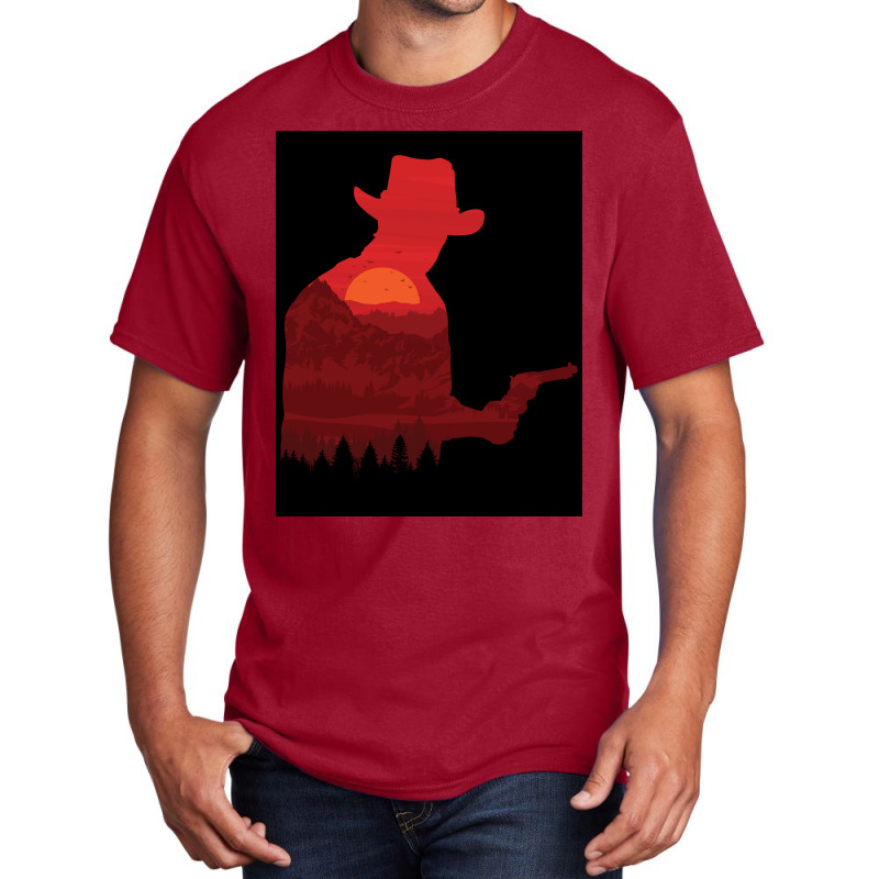 Red Dead The Bandit   Hippie Basic T-shirt by alheklupsm | Artistshot