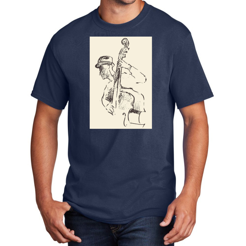 Contrabass Groovin' Basic T-shirt by JamesBurges | Artistshot