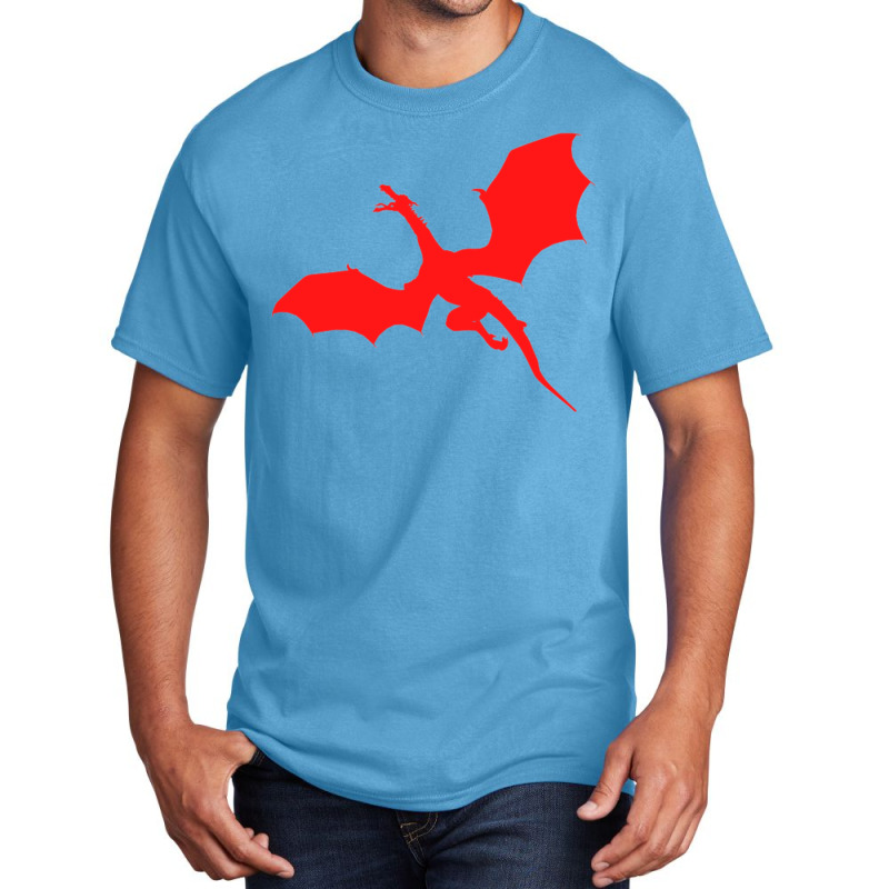 Quest For Glory Design Red Dragon Basic T-shirt by msizygaouss | Artistshot