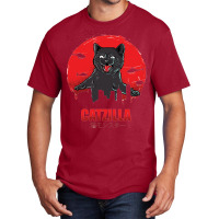 Cat Zilla Funny Cat Basic T-shirt | Artistshot