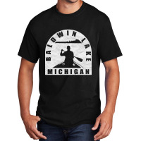 Trending Baldwin Lake Canoeing Michigan Basic T-shirt | Artistshot