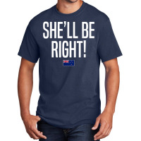 She'll Be Right New Zealand Slang T Shirt Basic T-shirt | Artistshot