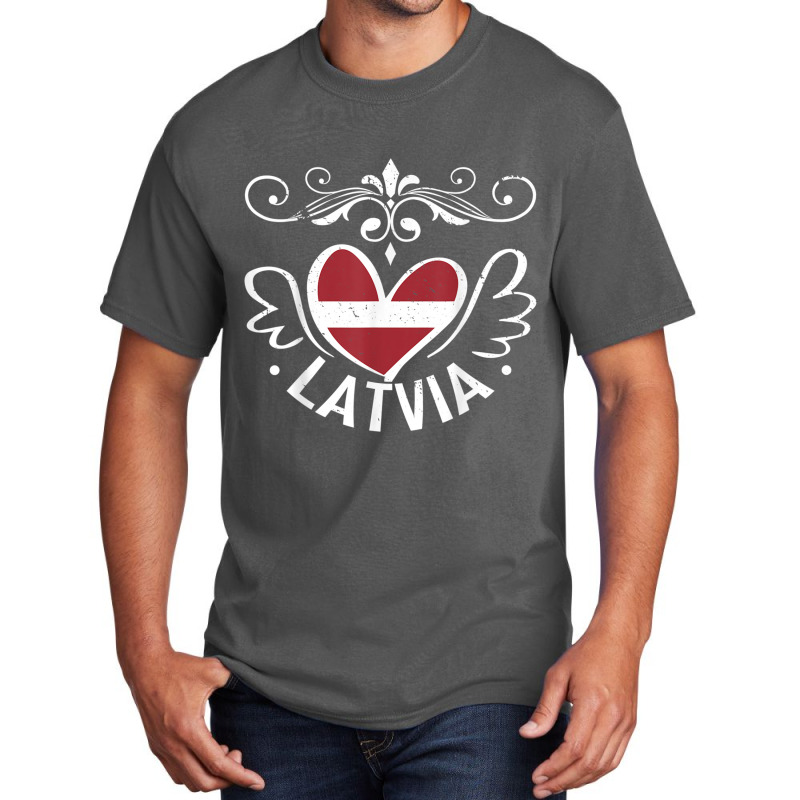 Latvia Latvia Latvija States Latvians T Shirt Basic T-shirt by wafaha | Artistshot