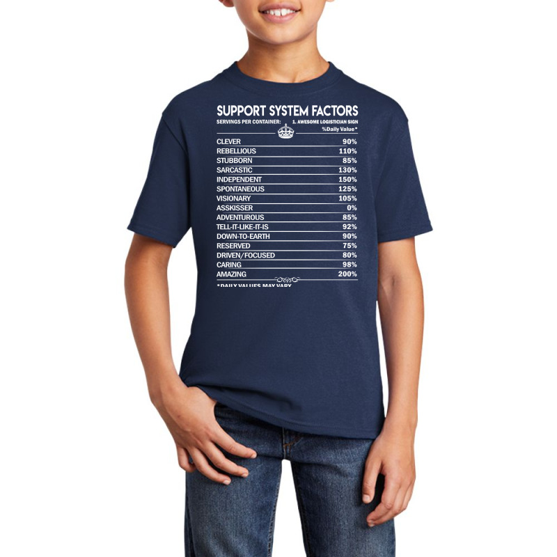 Limited Edition Support System T Shirt - Support System Factors Daily Basic Youth T-shirt by Jankonen637 | Artistshot