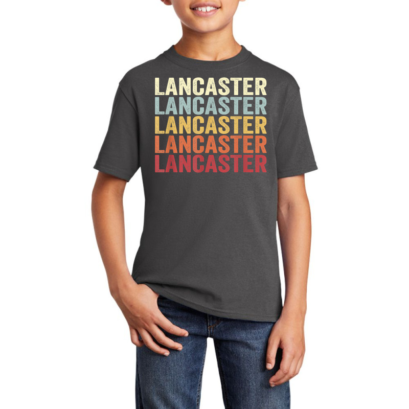 Lancaster California Lancaster Ca Retro Vintage Text T Shirt Basic Youth T-shirt | Artistshot