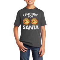 Christmas Cookies Funny I Put Out For Santa Xmas Pajama Tank Top Basic Youth T-shirt | Artistshot